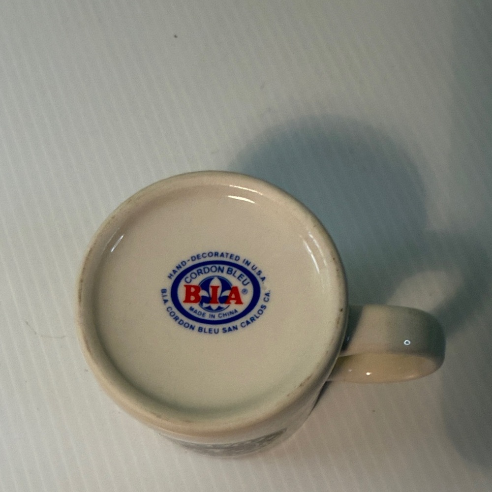 Starbucks Green Logo White Mug, pre 1992 - Picture 3 of 3